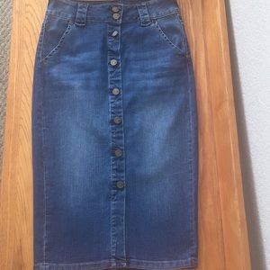 NY and Company pencil denim skirt